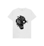 White Fierce Tiger Tee