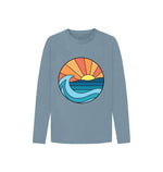 Stone Blue Seaside Long Sleeve Tee