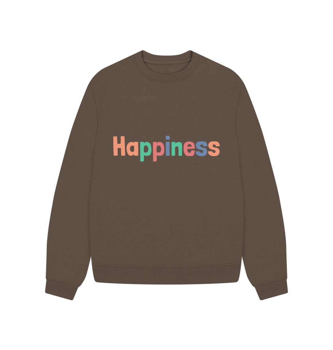 Chocolate Happiness Oversized Jumper