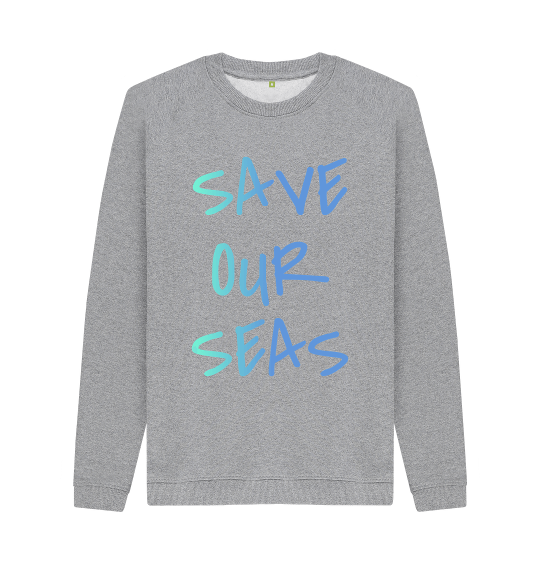 Light Heather Printed Sweater Front