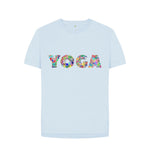 Sky Blue Yoga Relaxed Fit Tee