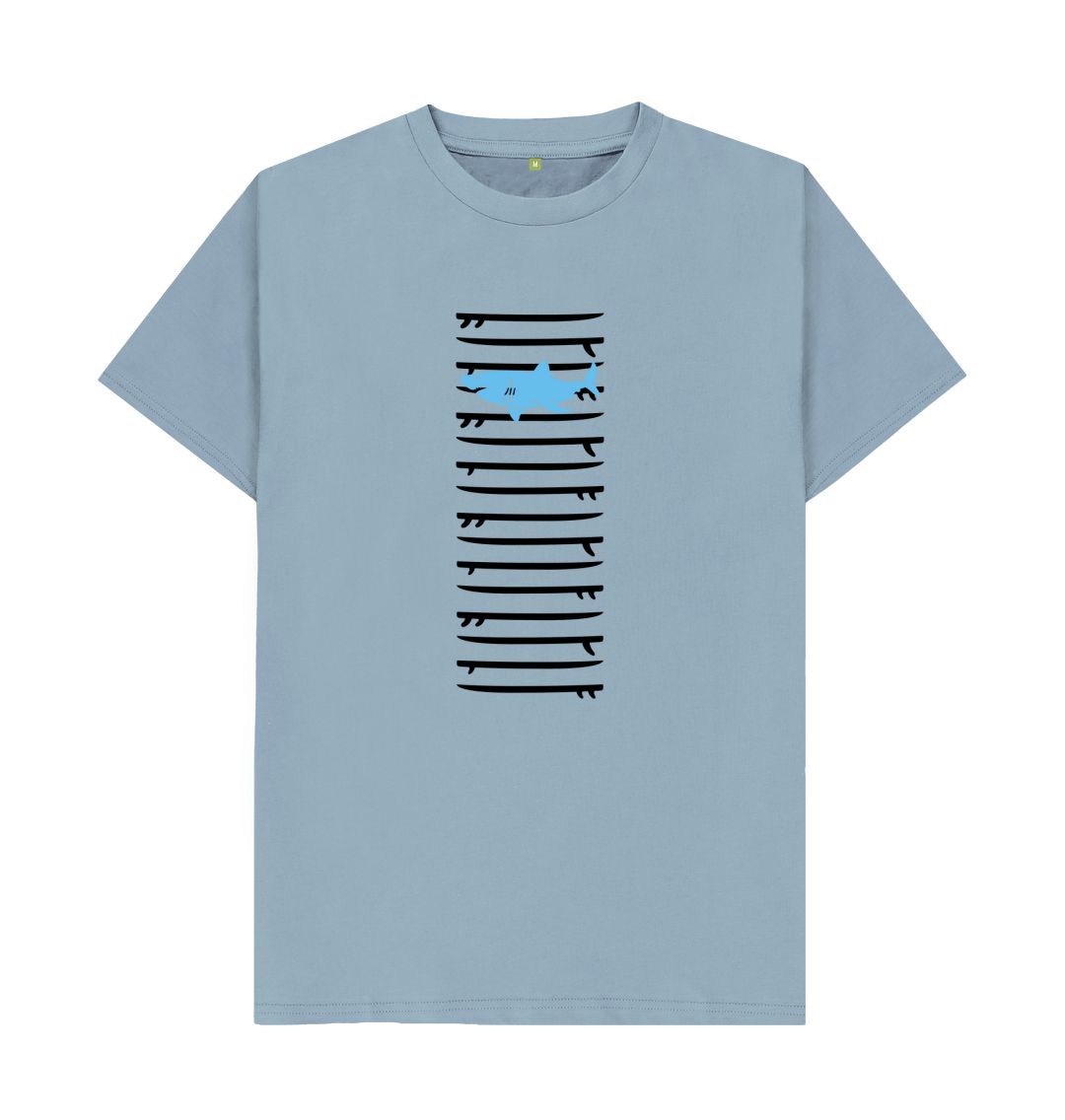 Stone Blue Shark Board Tee