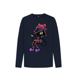 Navy Blue Music and Funk Long Sleeve Tee