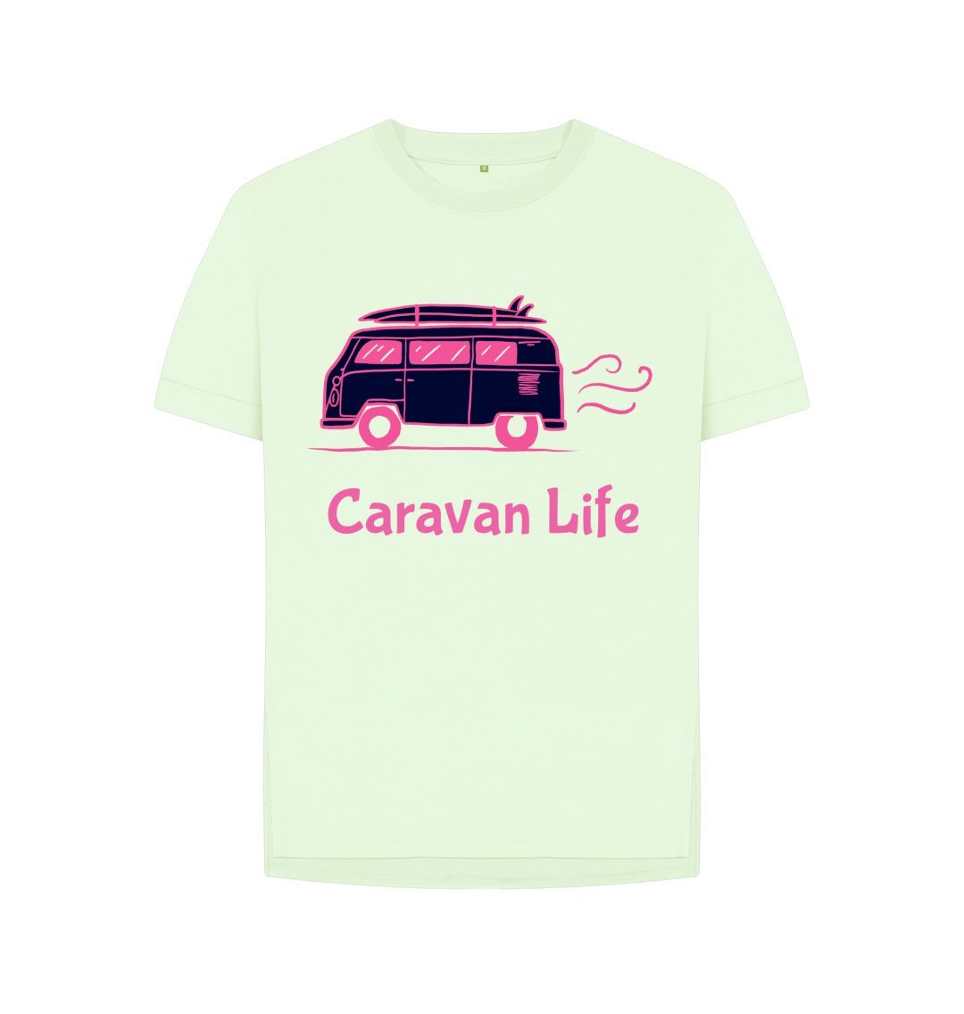 Pastel Green Cravan Life Relaxed Tee