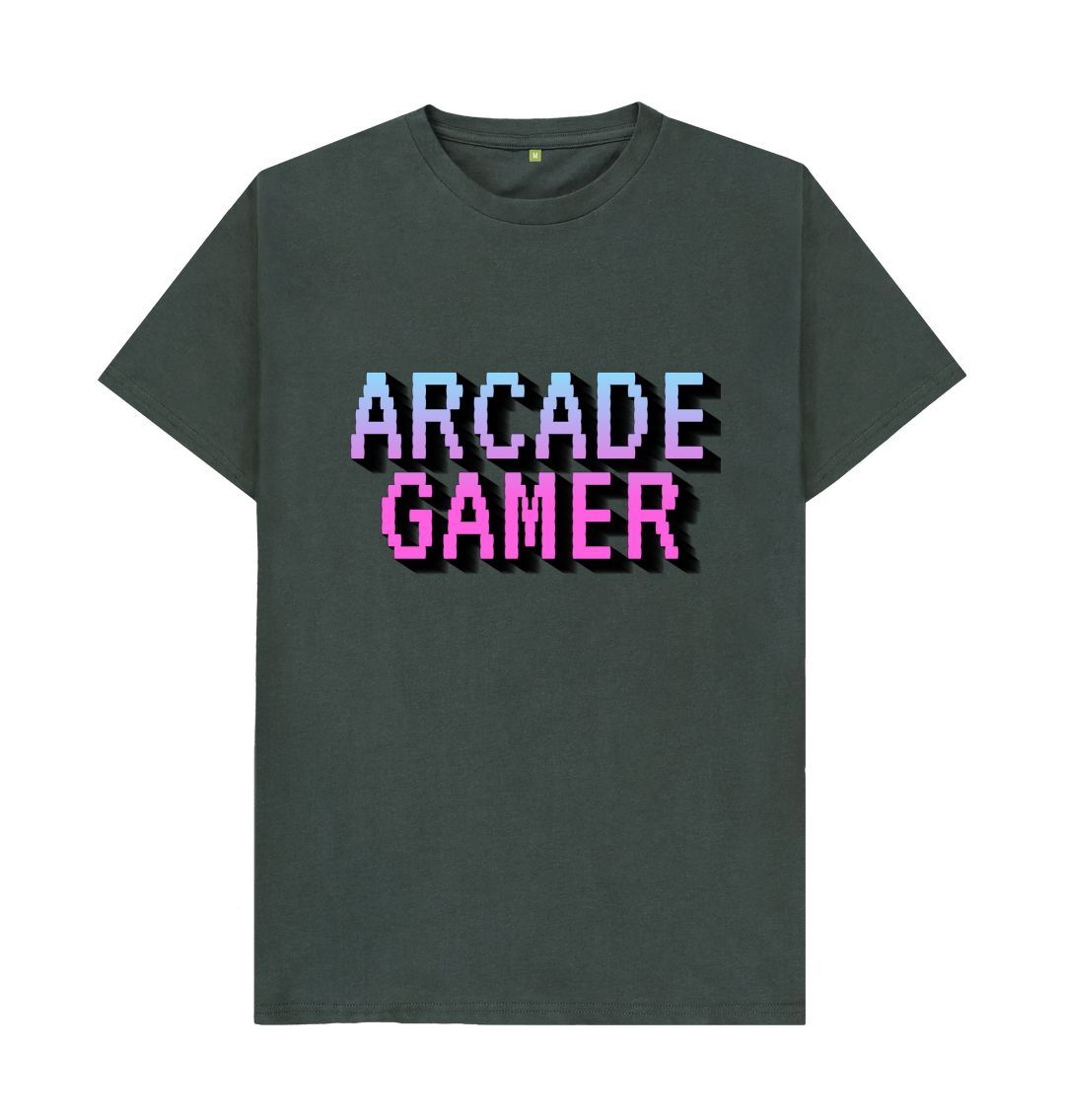 Dark Grey Arcade Gamer Tee