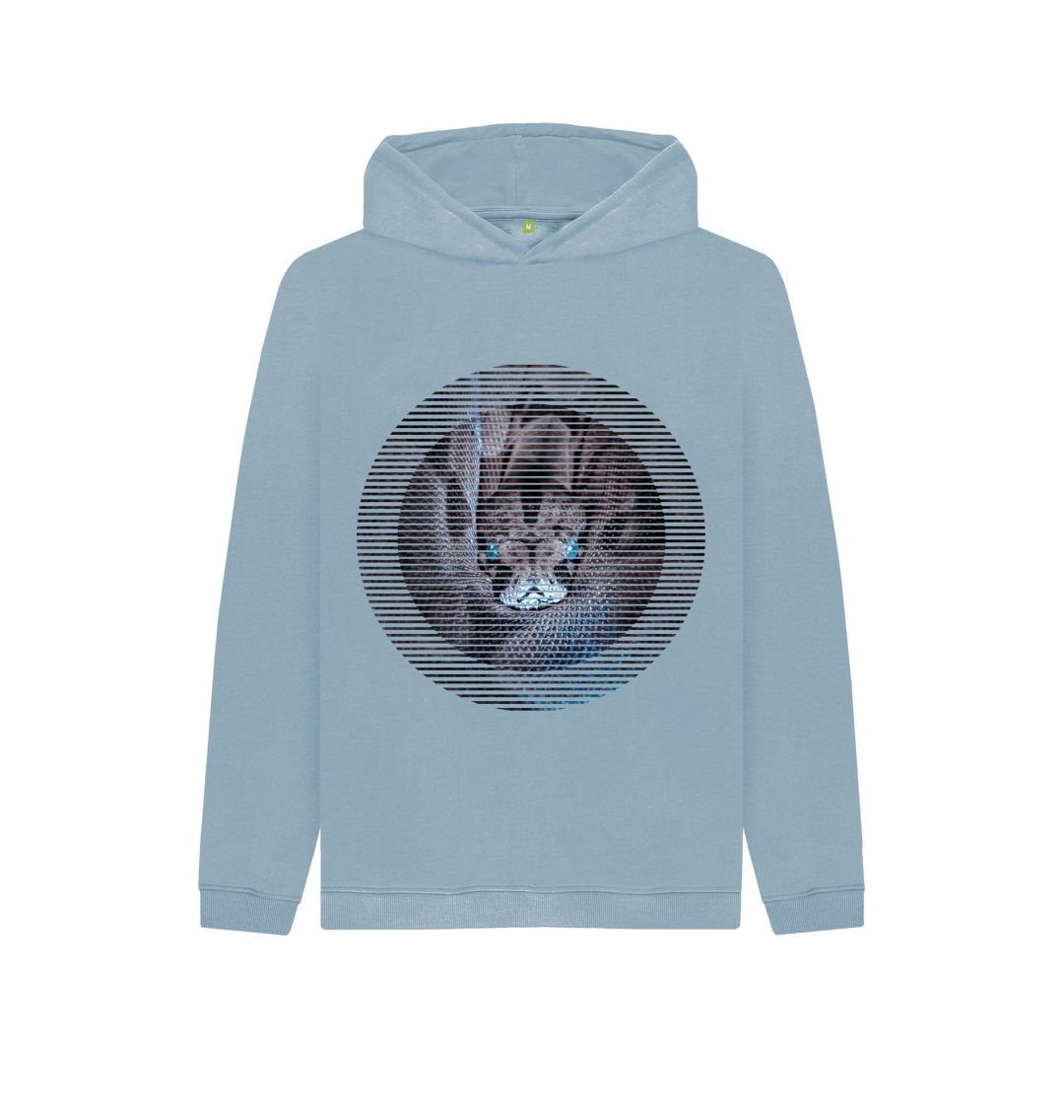 Stone Blue Snake Eyes Hoody