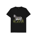 Black Zebra in the wild Tee