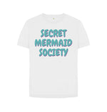 White Secret Mermaid Society Tee