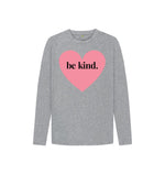 Athletic Grey Be Kind Long Sleeve Tee