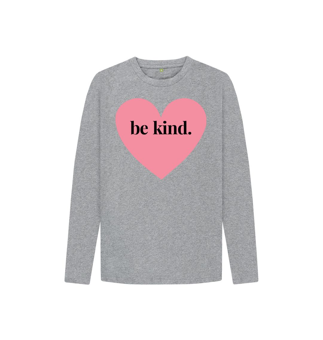 Athletic Grey Be Kind Long Sleeve Tee