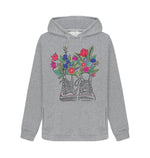 Light Heather Flowers in Shoes Hoody