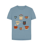 Stone Blue Women's Relaxed Tea Party Tee