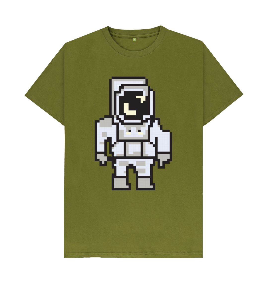 Moss Green Space Man In Space Tee