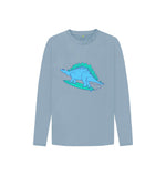 Stone Blue Blue Dino Long Sleeve Tee