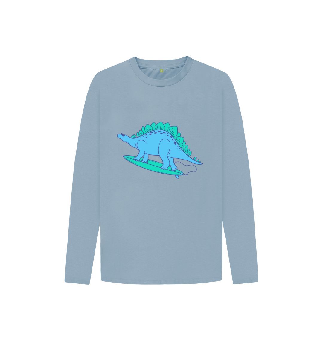 Stone Blue Blue Dino Long Sleeve Tee