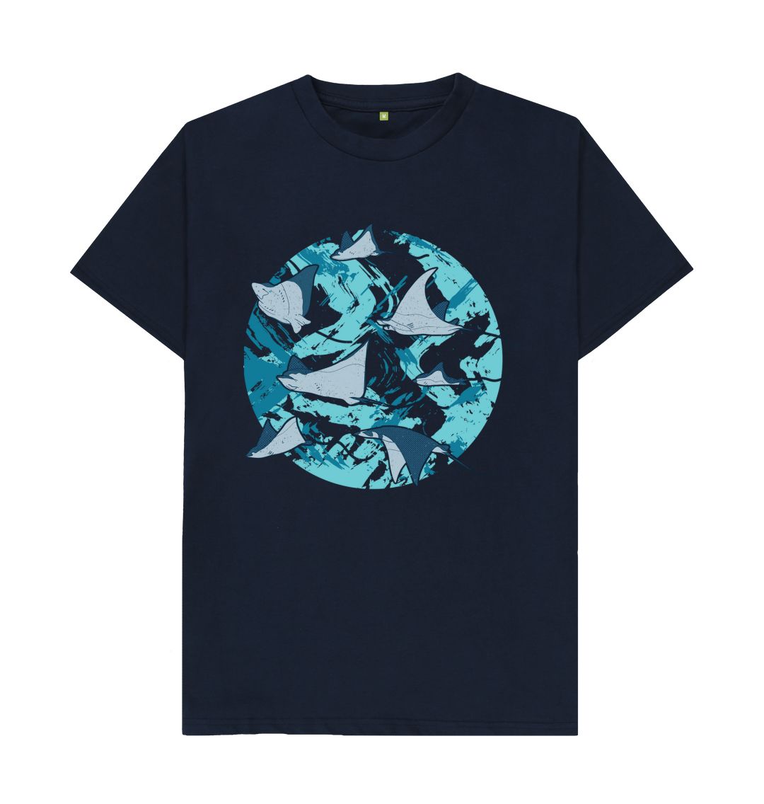 Navy Blue Stingray Tee