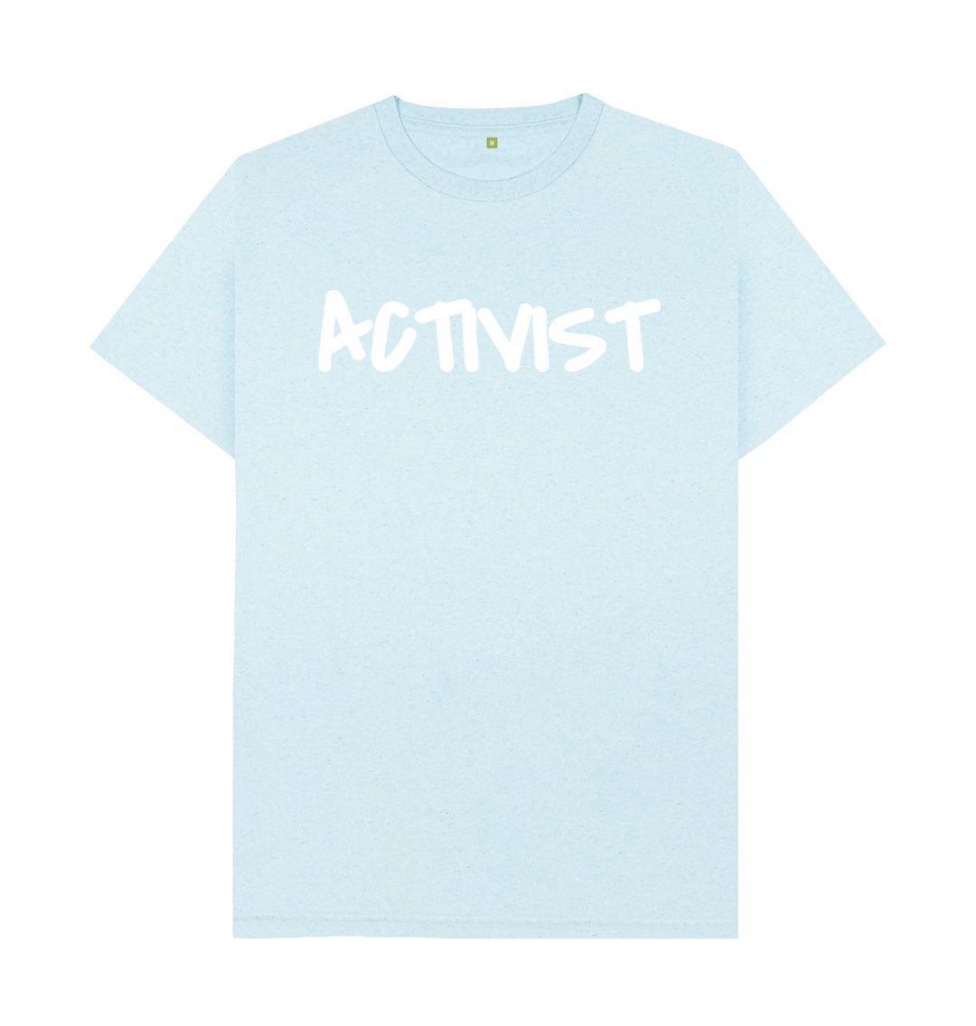 Light Blue Activist Tee