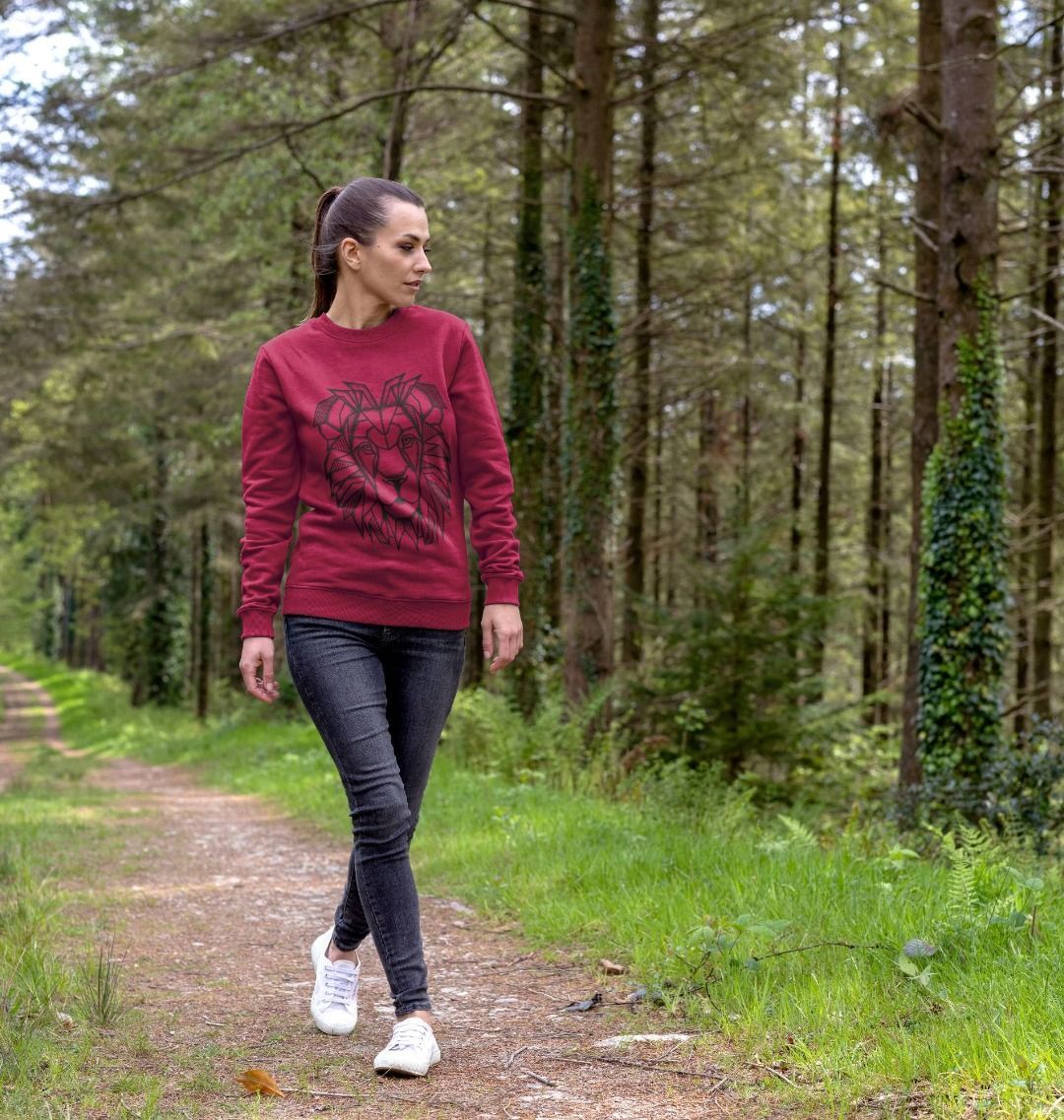 Geometric Lion Sweatshirt