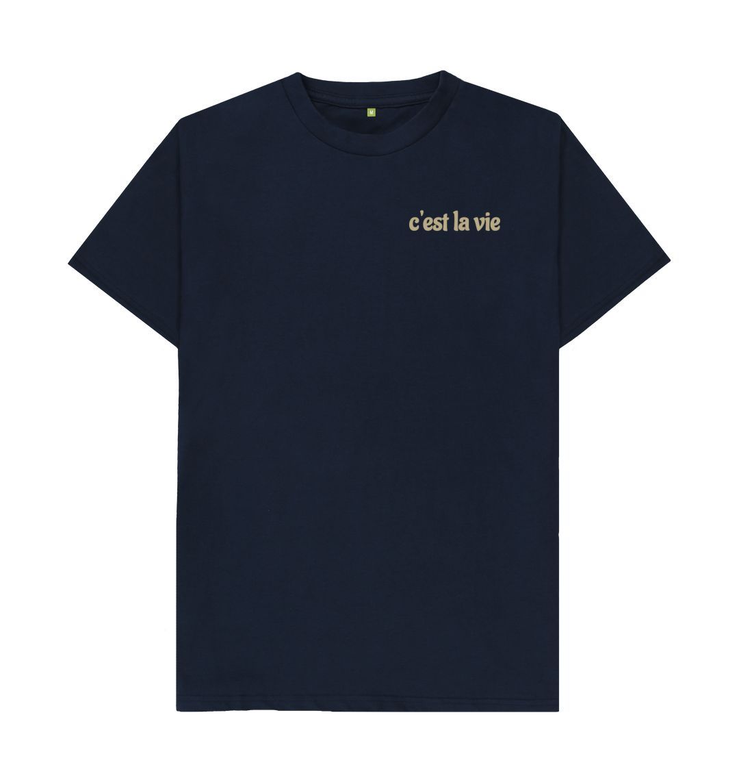 Navy Blue C'est La Vie Tee