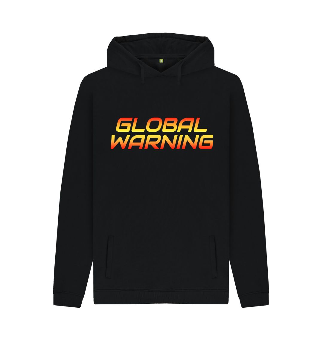 Black Global Warning Hoody