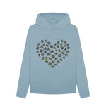 Stone Blue Bee Love Hoody