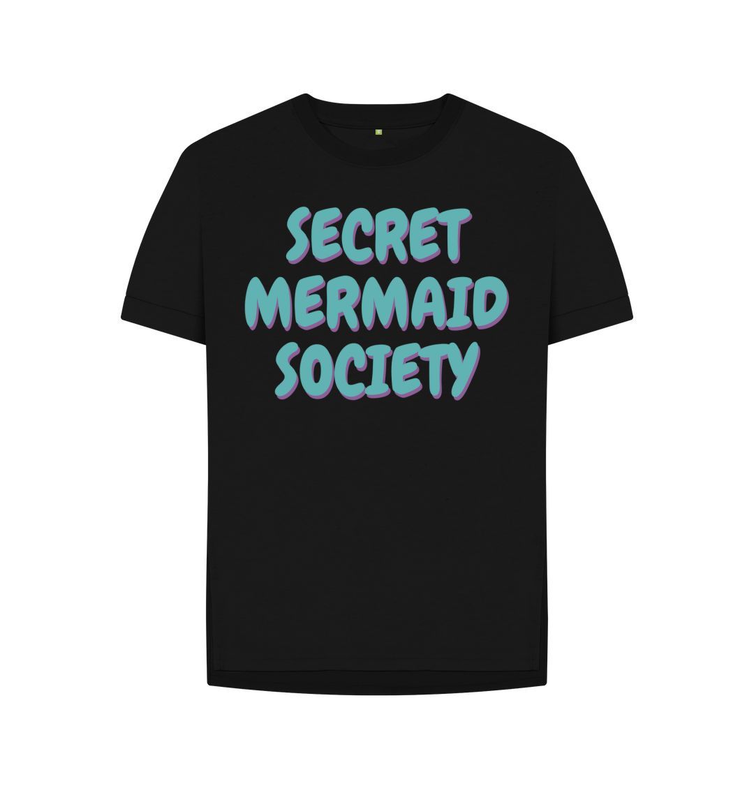 Black Secret Mermaid Society Tee