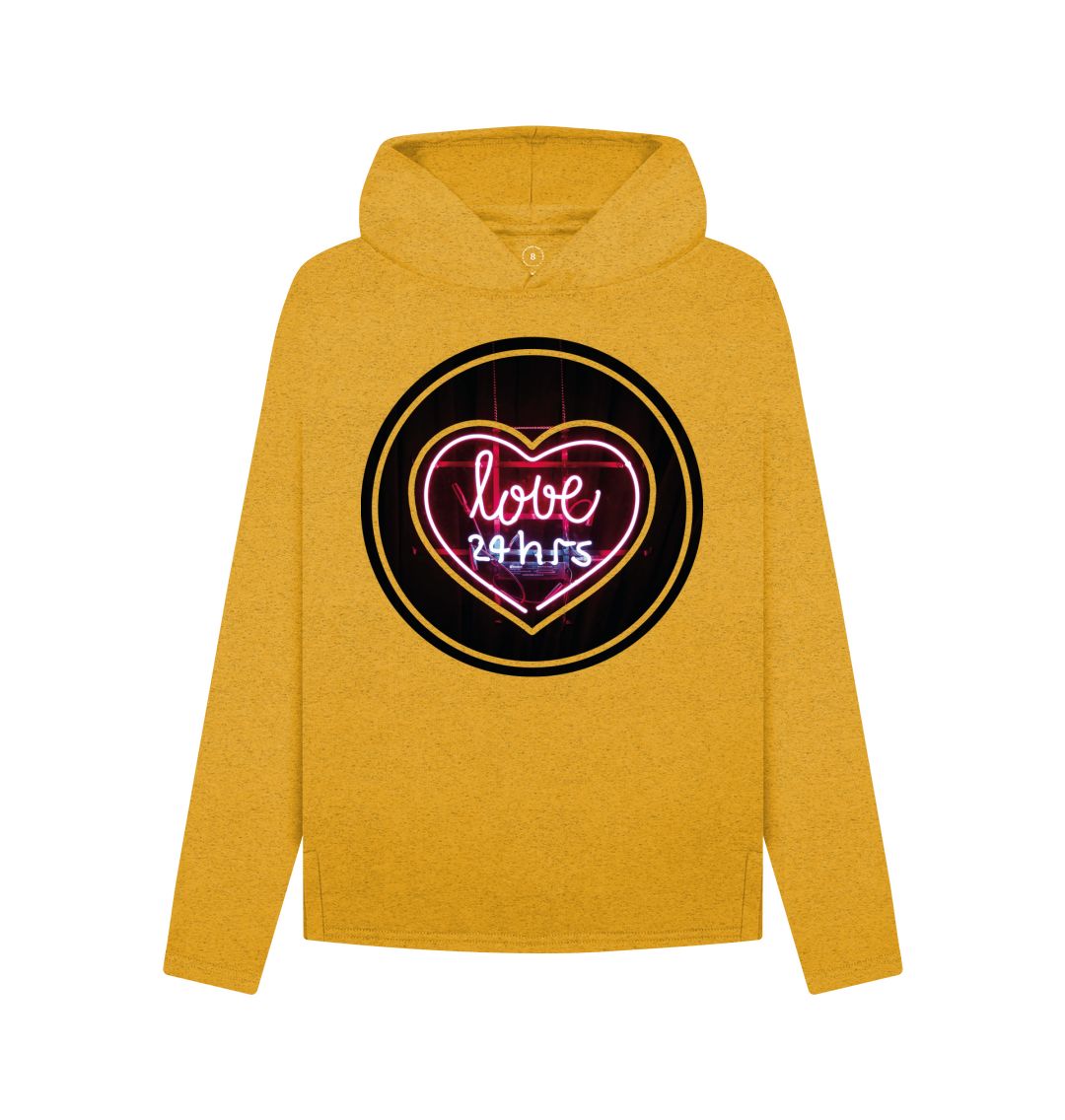 Sunflower Yellow Women's Remill Love 24hrs Hoody