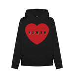 Black Human and  Heart Hoody