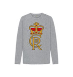 Athletic Grey Kids Long Sleeve Royal Charles's Tee