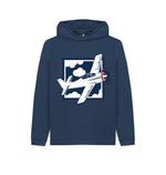 Navy Blue Plane Hoody