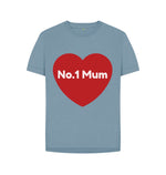 Stone Blue Women's No.1 Mum Tee