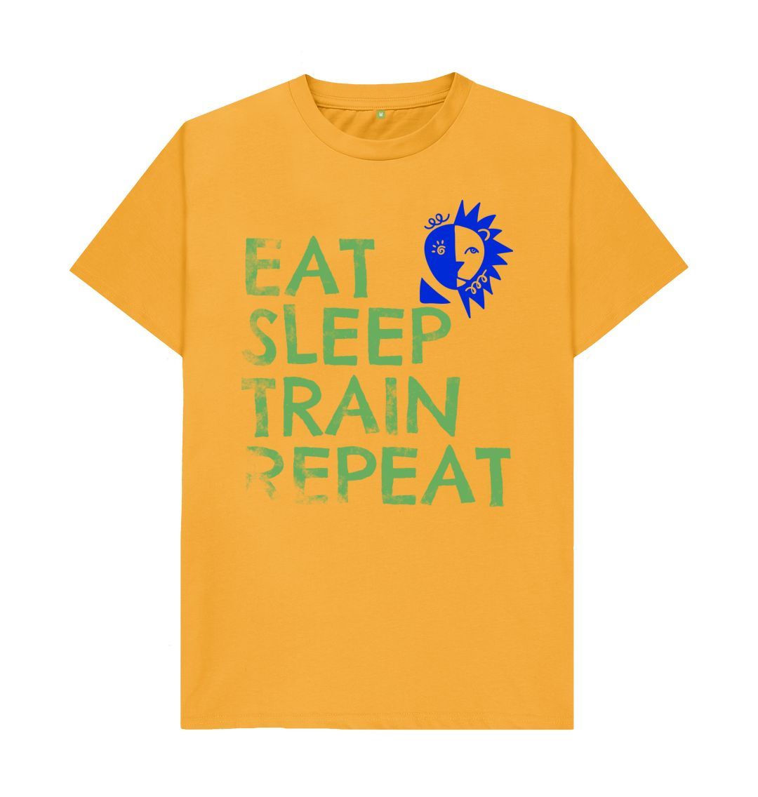 Mustard Train Repeat Tee