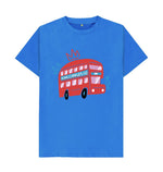 Bright Blue Men's King's Bus Tee