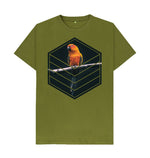 Moss Green Parrot Tee