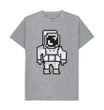 Athletic Grey Space Man In Space Tee