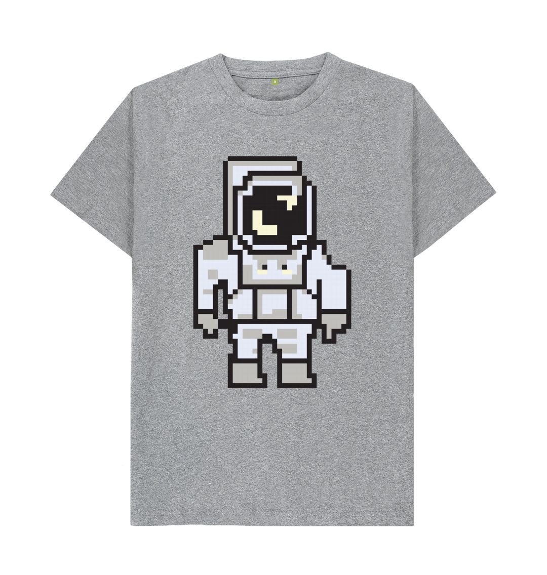 Athletic Grey Space Man In Space Tee