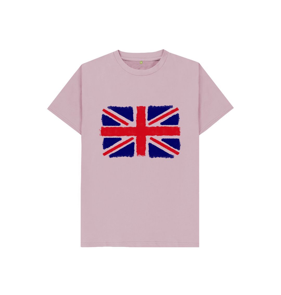 Mauve Kids England's Flag Tee