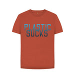 Rust Plastic Sucks Tee