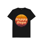 Black Happy Days Tee