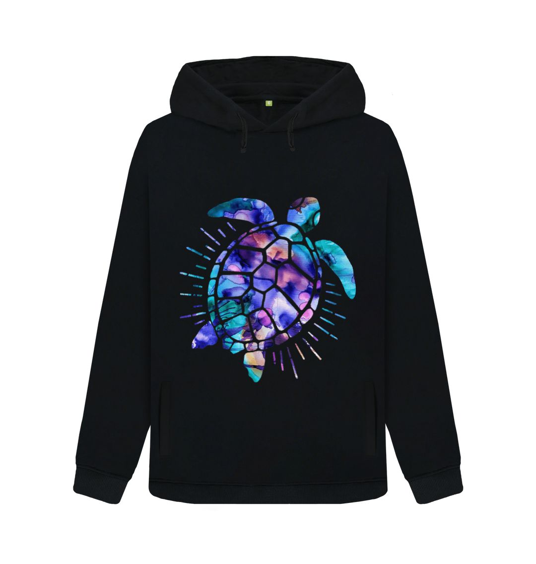 Black Purple Turtle Hoody