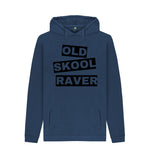 Navy Old School Raver Hoody