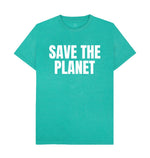 Seagrass Green Save The Planet Tee