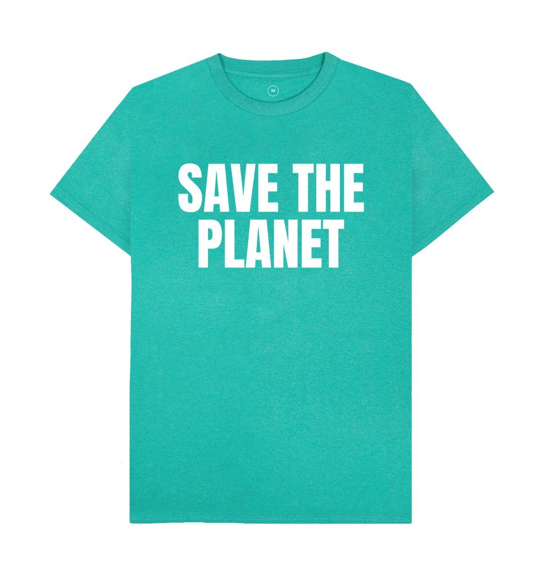 Seagrass Green Save The Planet Tee