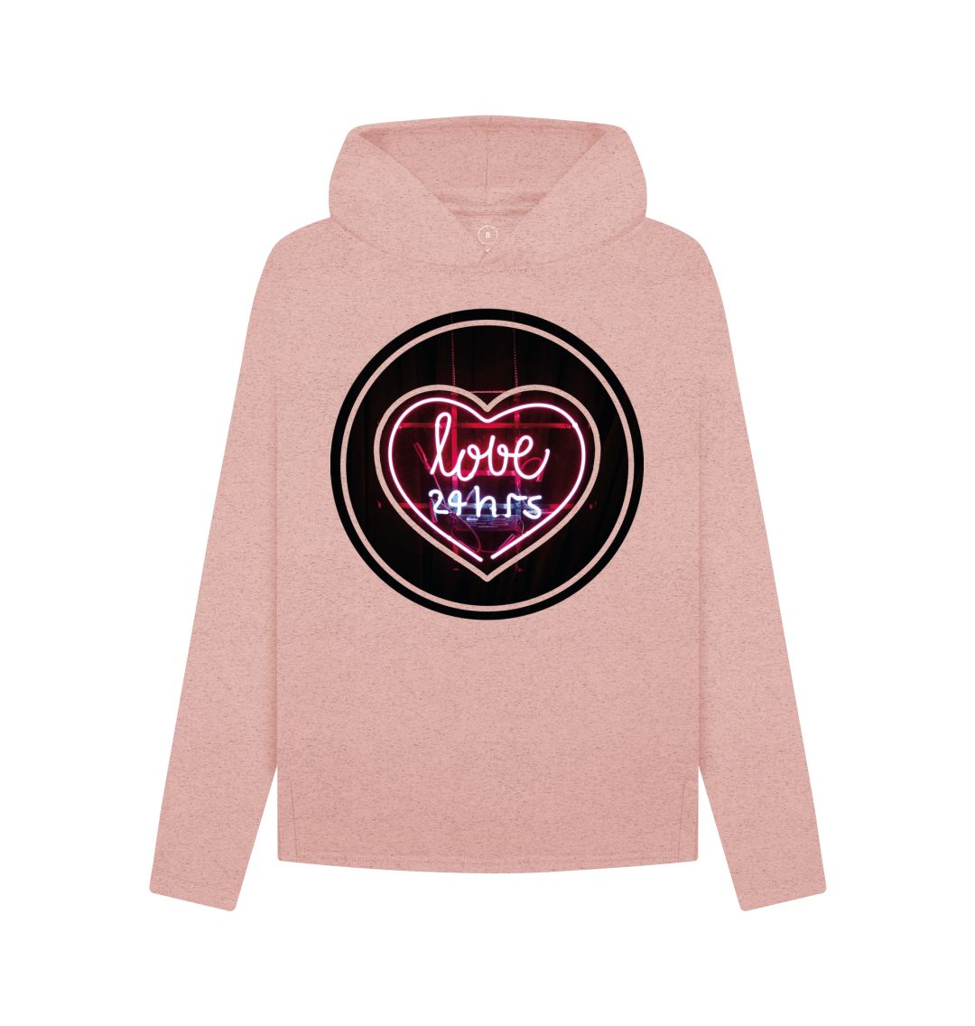 Sunset Pink Women's Remill Love 24hrs Hoody