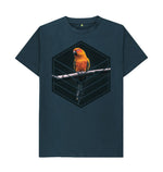 Denim Blue Parrot Tee