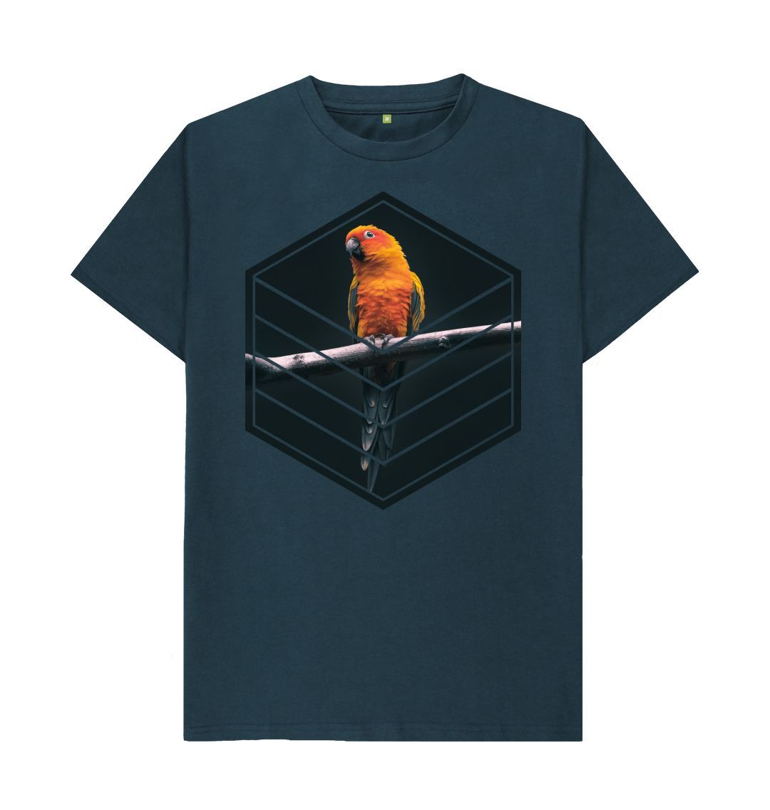 Denim Blue Parrot Tee