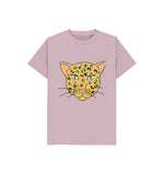 Mauve Pink Nosed Cheetah Tee