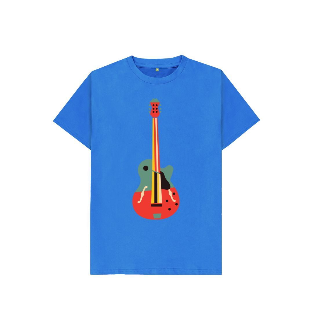 Bright Blue Guitar Tee