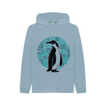 Stone Blue Penguin Hoody