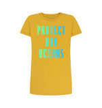 Mustard Protect Our Oceans Tee Dress